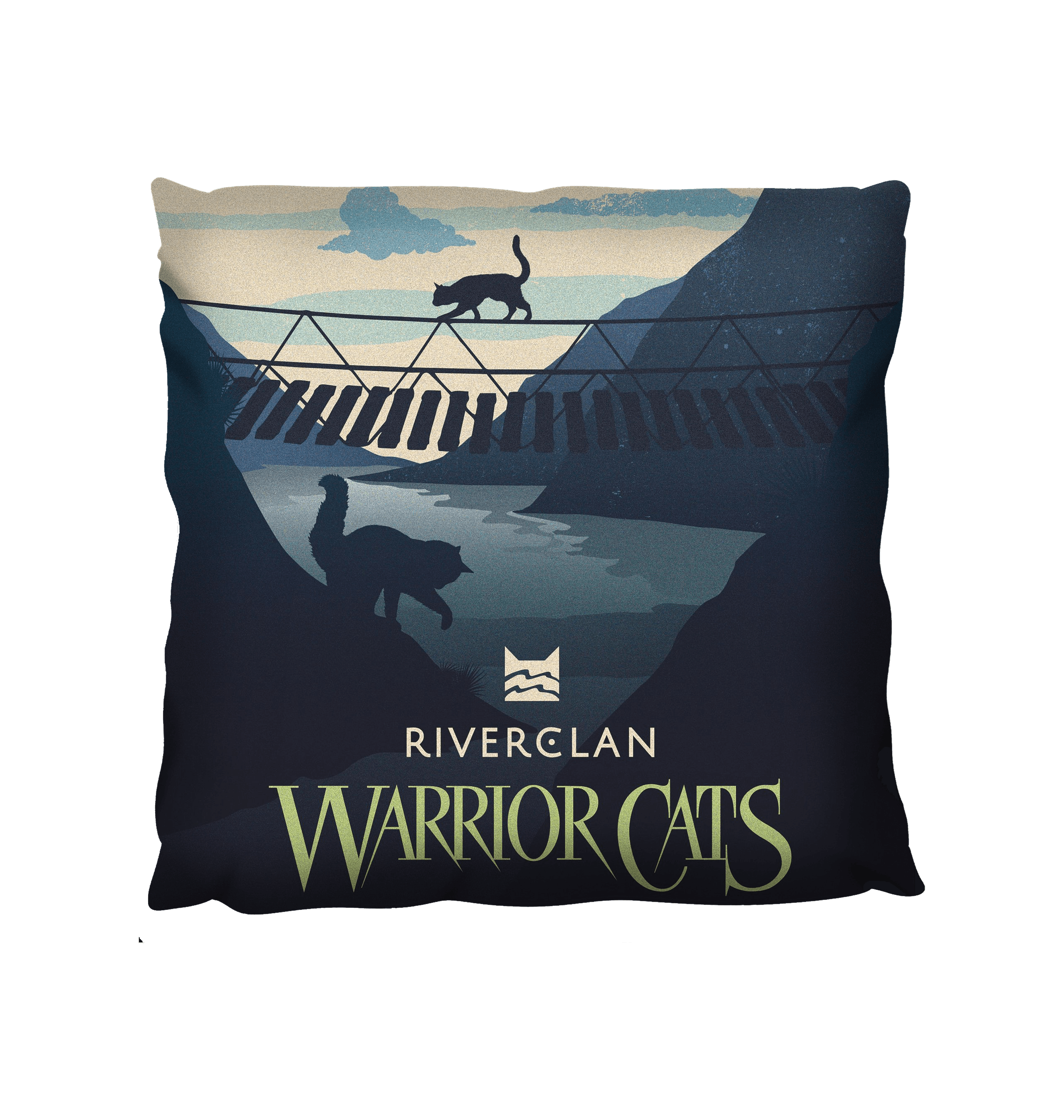 White RiverClan - 18x18 Cushion