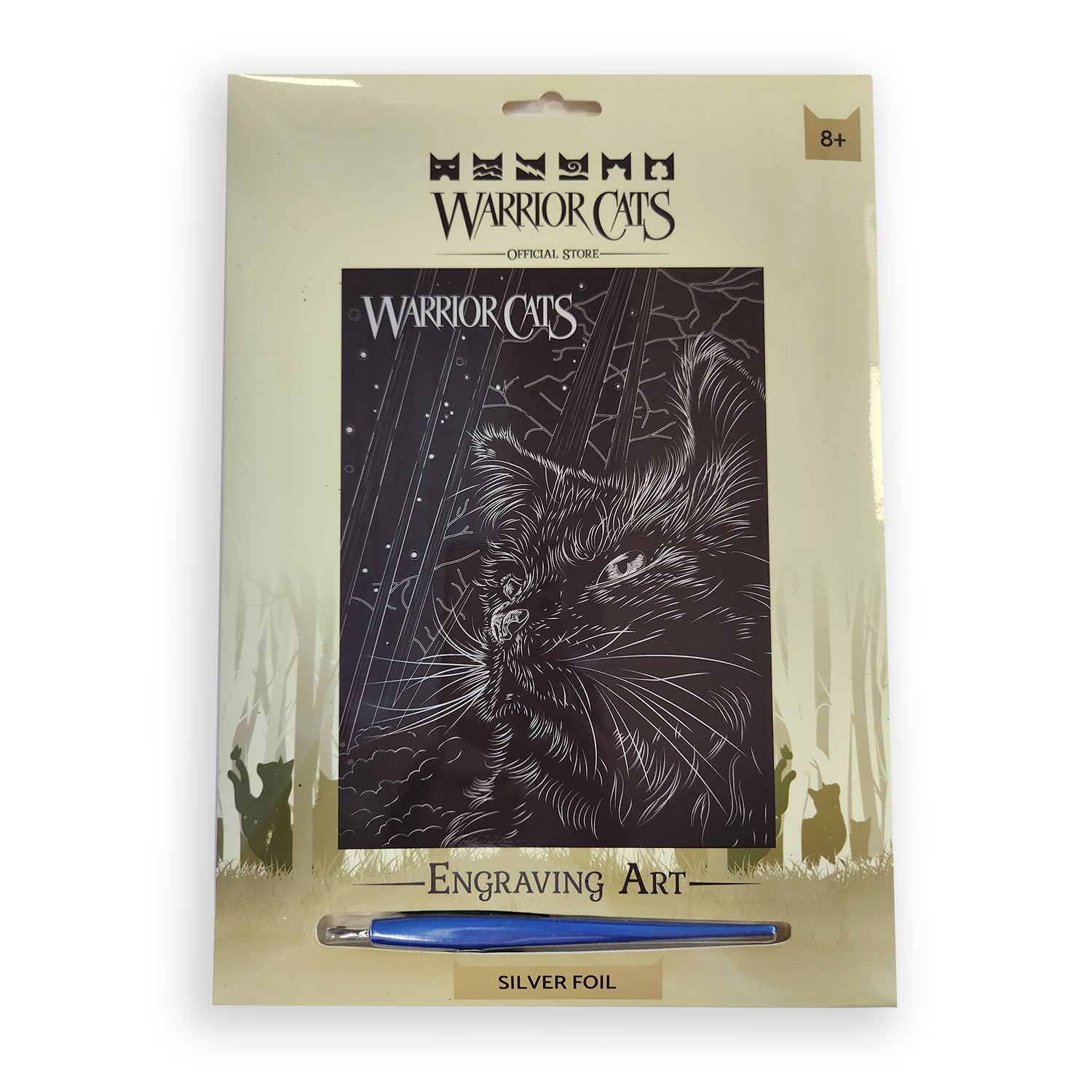 Warrior Cats Dangerous Path Foil Engraving Art