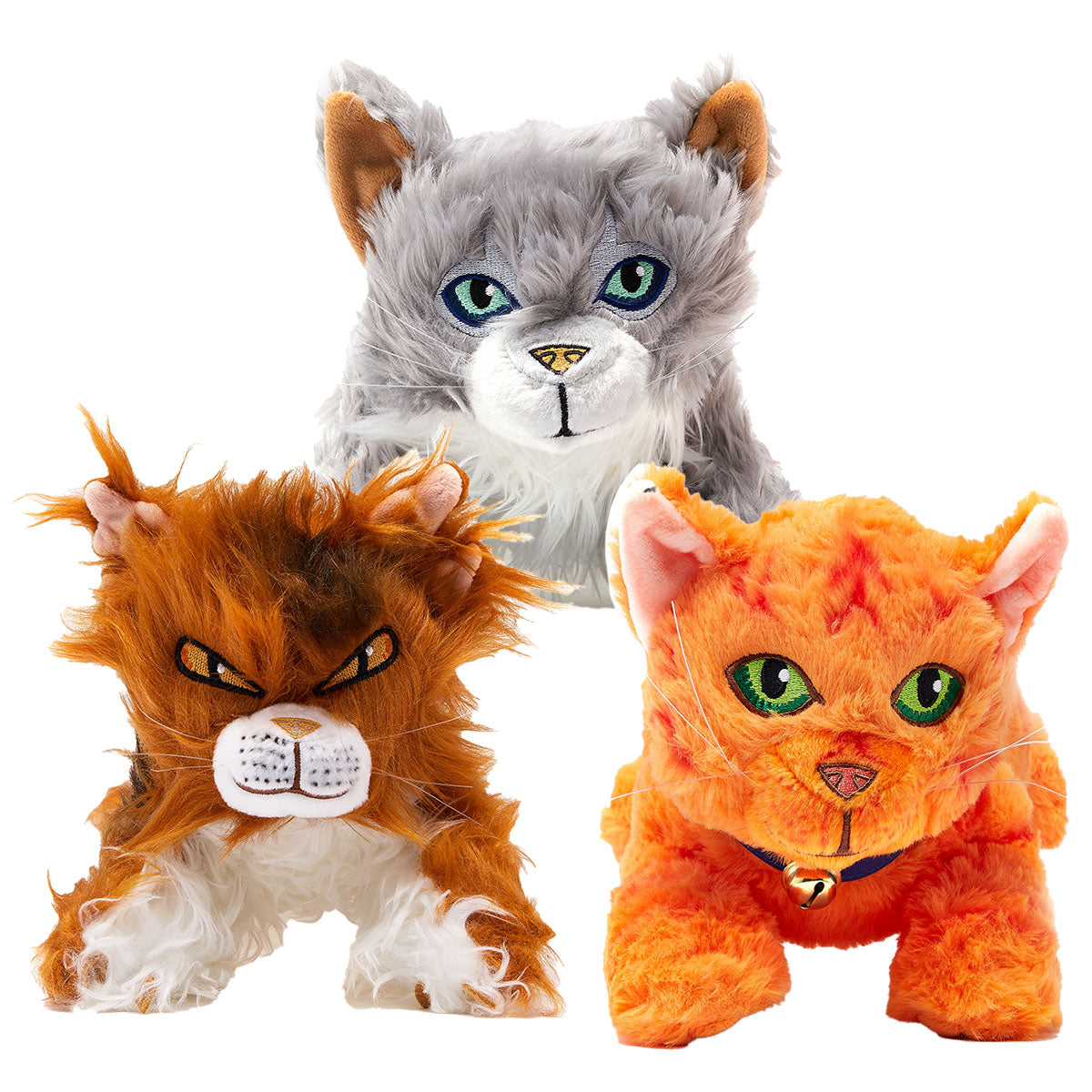 SET OF 3 LARGE PLUSH - Mapleshade, Bristlefrost & Rusty