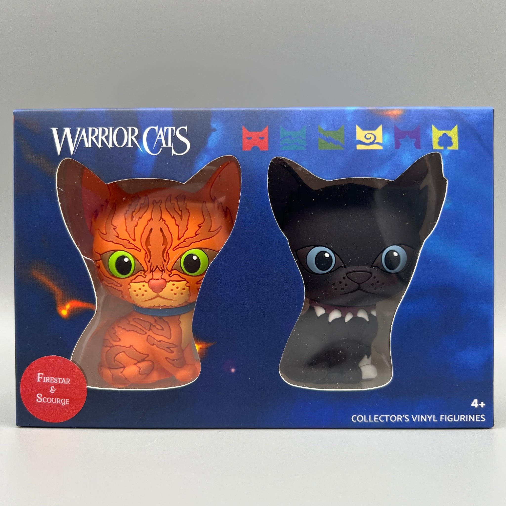 NIB Warrior Cats Figures Series 1 Collectable Figures Firestar and