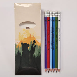 Warrior Cats Set of 6 HB Pencils