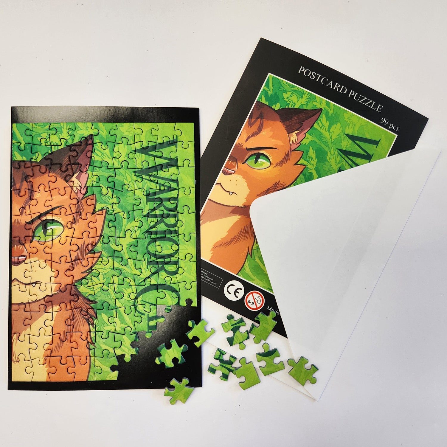 Warrior Cats Postcard Puzzle Set