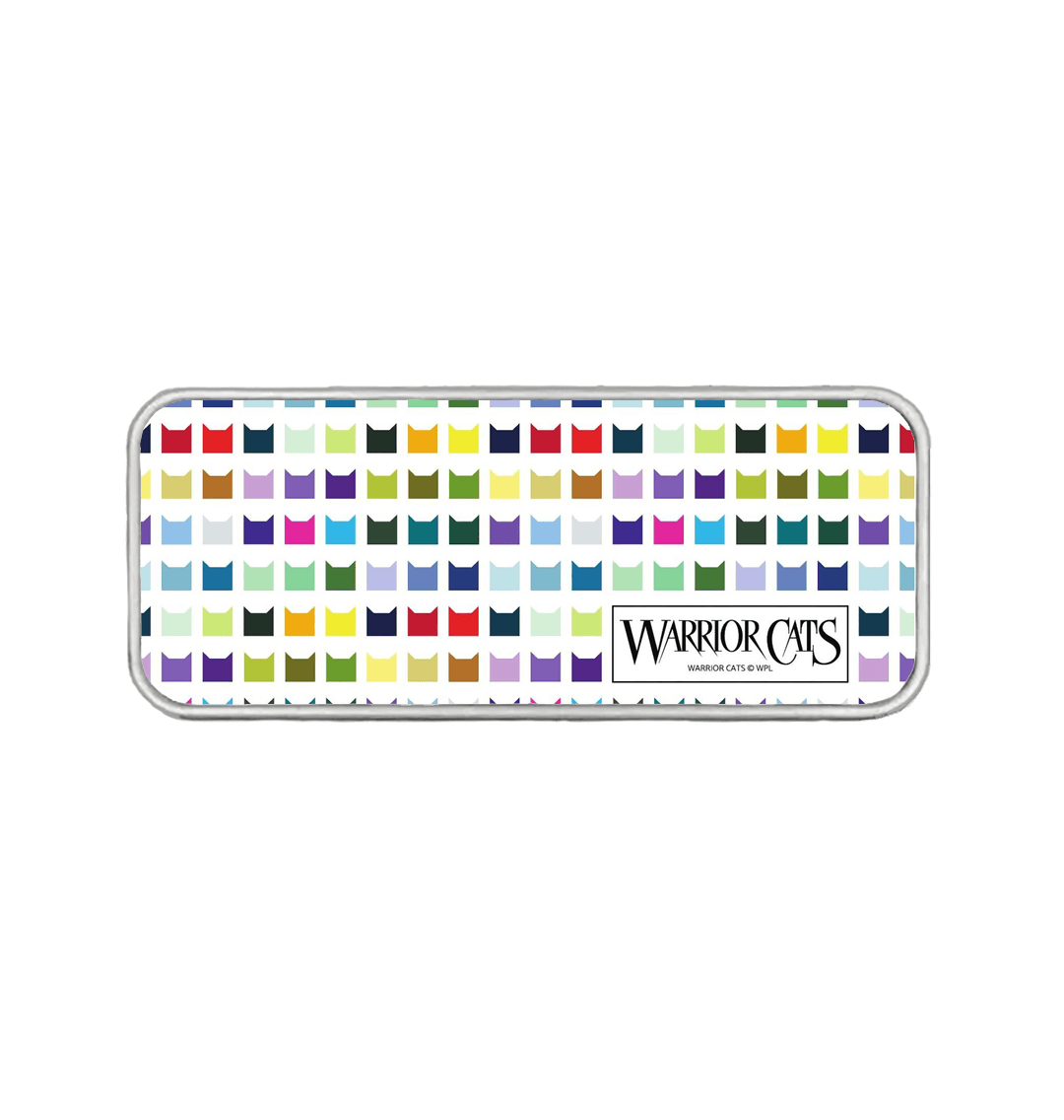Silver Warrior Cats Icon Pencil Tin