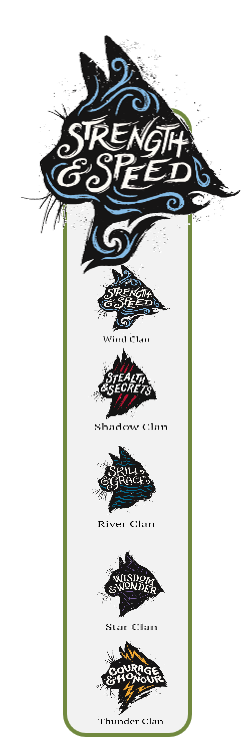 WindClan Magnetic Bookmark