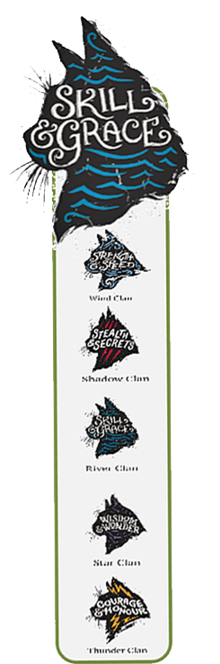 RiverClan Magnetic Bookmark