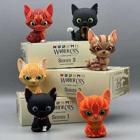 NIB Warrior Cats Figures Series 1 Collectable Figures Firestar and