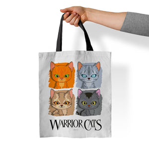 Warrior Cats - Four Cats - Canvas Tote Bag