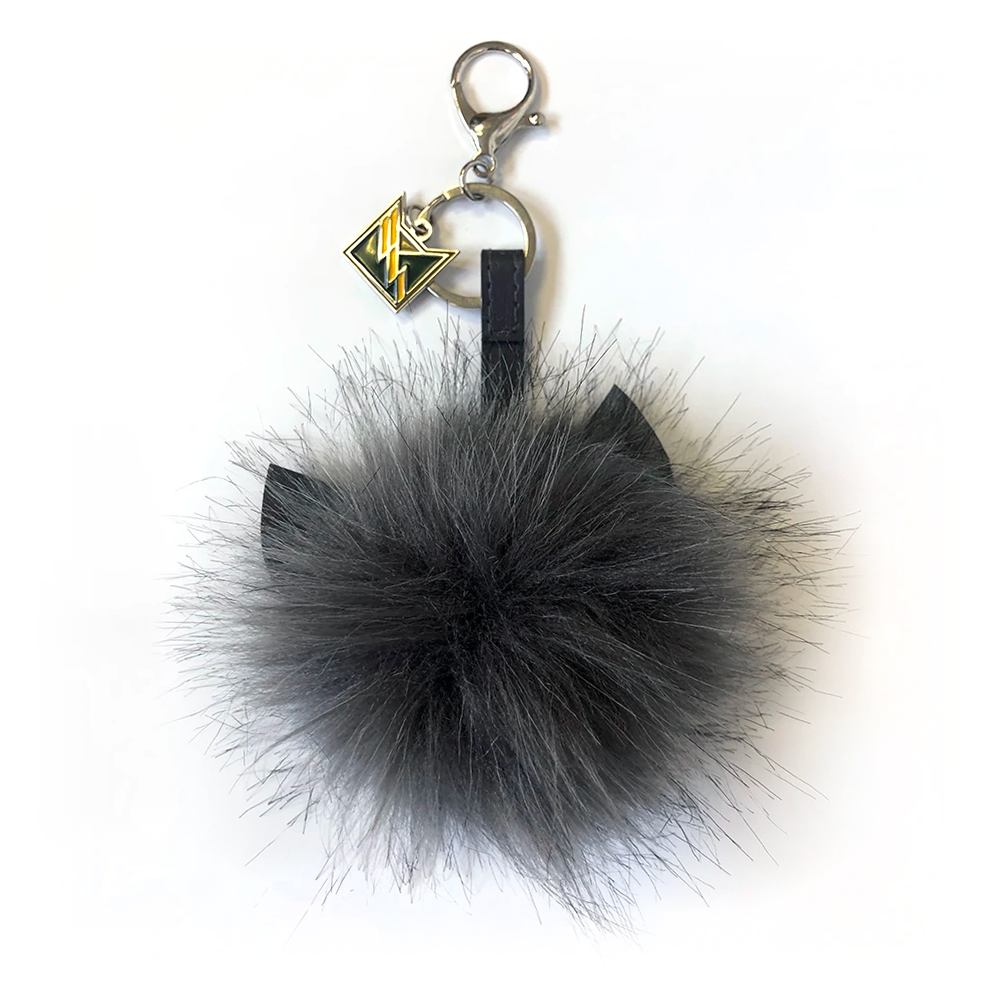ThunderClan Graystripe fur bag charm