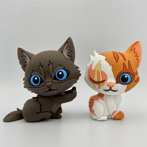 Cinderpelt & Brightheart  – Mini Collector Figures (Series 2)