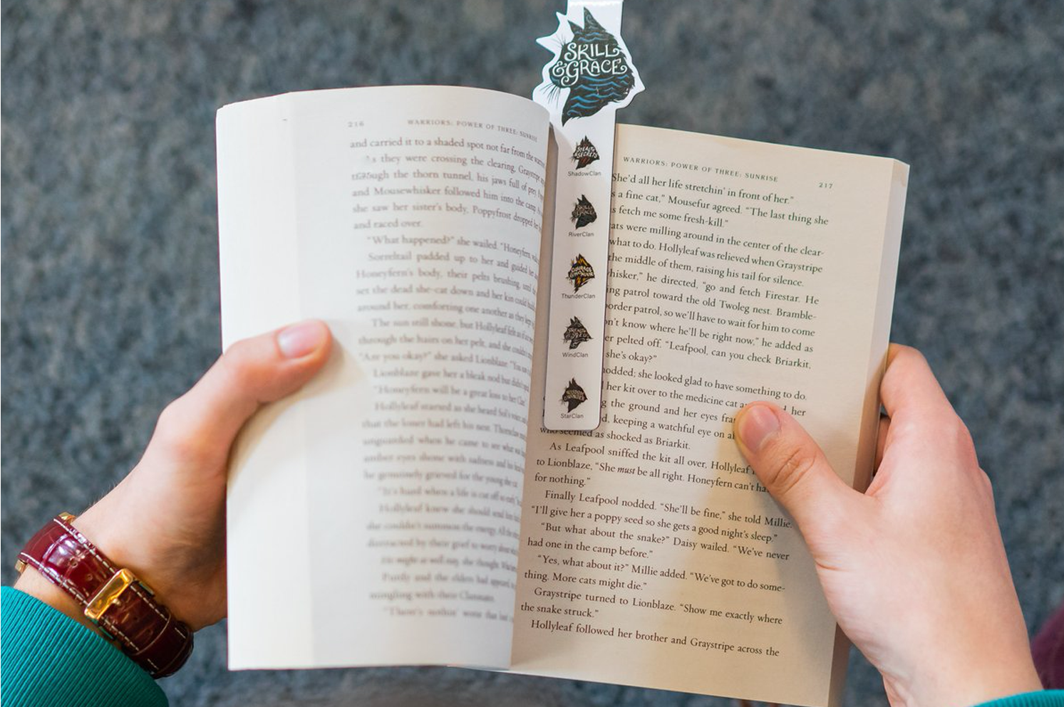 RiverClan Magnetic Bookmark